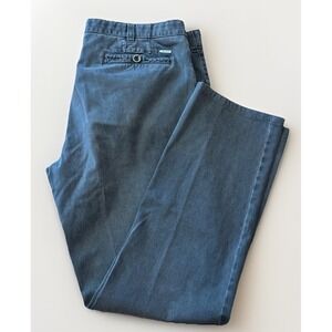 Meyer Hosen Mens 38x32 Gray Pants Diego Modern Comfort Chino Trousers German